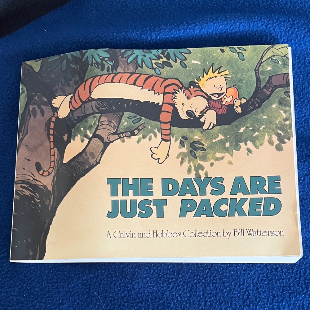 Calvin and Hobbes The Days Ate Just Packed 1993.